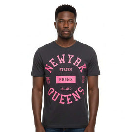 Grey Graphic T Shirt Dark Grey Small Nawao.com
