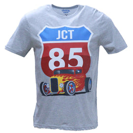 Grey Graphic T Shirt Mid Grey Nawao.com