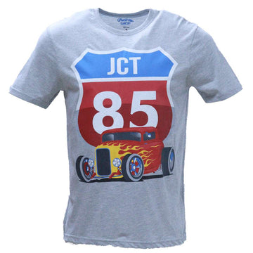 Grey Graphic T Shirt Mid Grey Nawao.com