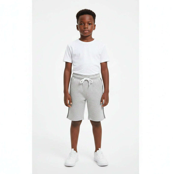 Grey Interlock Cut   Sew Active Short Mid Grey Nawao.com