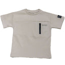 Grey Interlock Drop Shoulder T Shirt Mid Grey Nawao.com