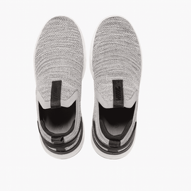 Grey Knitted Slip On Mid Grey Nawao.com