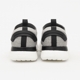 Grey Knitted Slip On Mid Grey Nawao.com