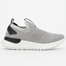 Grey Knitted Slip On Mid Grey Nawao.com