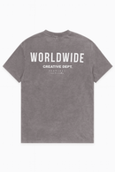 Grey Lounge T Shirt Mid Grey Nawao.com