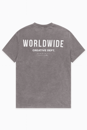 Grey Lounge T Shirt Mid Grey Nawao.com