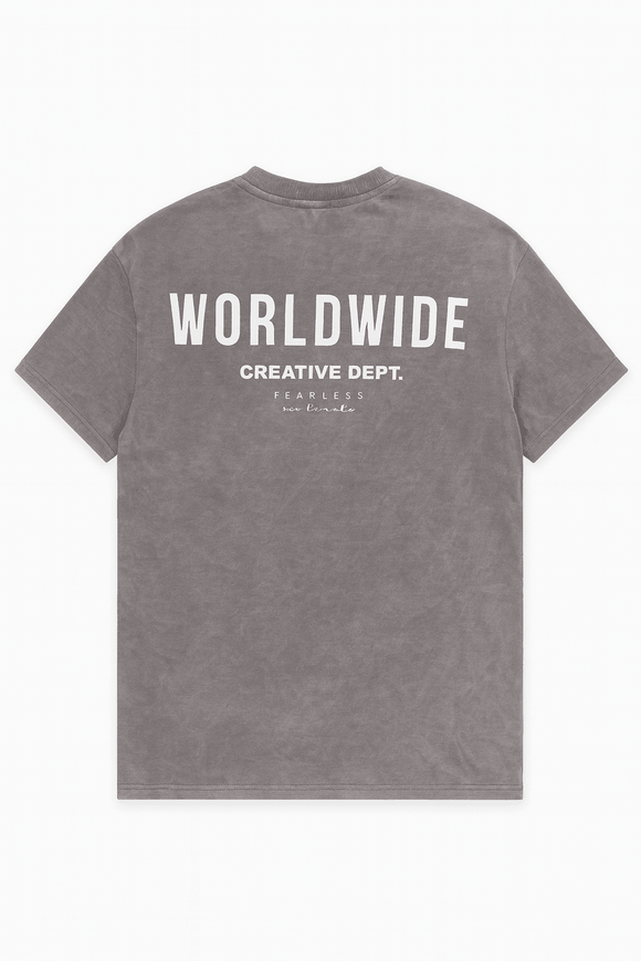 Grey Lounge T Shirt Mid Grey Nawao.com