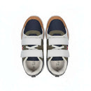 Grey Material Block Chunky Sneakers Pale Grey Nawao.com