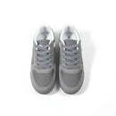 Grey Material Block Sneaker Mid Grey Nawao.com