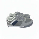Grey Material Block Sneaker Mid Grey Nawao.com
