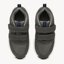 Grey Material Block Sneakers Nawao.com