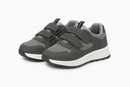 Grey Material Block Sneakers Nawao.com