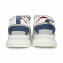 Grey Material Block Sneakers Nawao.com