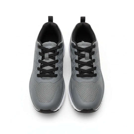 Grey Material Block Sneakers Nawao.com