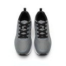 Grey Material Block Sneakers Nawao.com