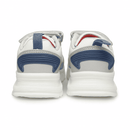 Grey Material Block Sneakers Nawao.com