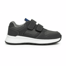 Grey Material Block Sneakers Nawao.com