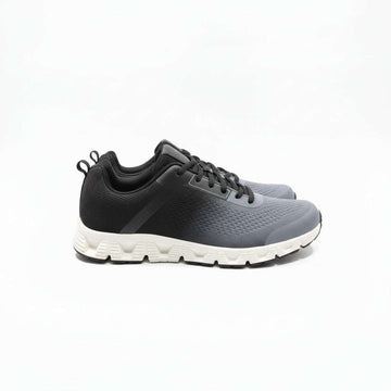 Grey Material Block Trainer Mid Grey Nawao.com
