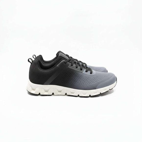 Grey Material Block Trainer Mid Grey Nawao.com