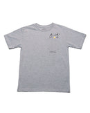Grey Mel Camp Fire Pocket Tee Nawao.com