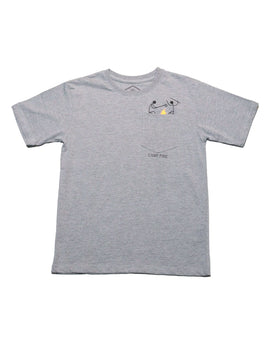 Grey Mel Camp Fire Pocket Tee Nawao.com