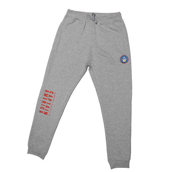 Grey Mel Captain America Active Pants Mid Grey Nawao.com