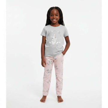 Grey Melange Thumper Chr Pajama Sets Mid Grey Nawao.com