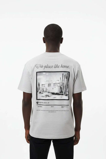 Grey Mens Tshirt Mid Grey Nawao.com
