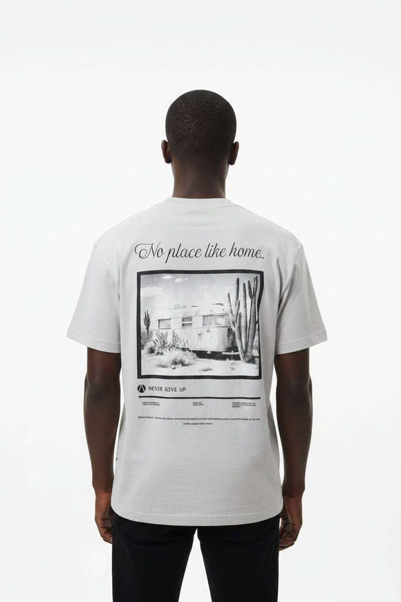 Grey Mens Tshirt Mid Grey Nawao.com
