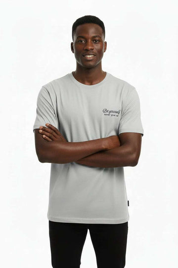 Grey Mens Tshirt Mid Grey Nawao.com