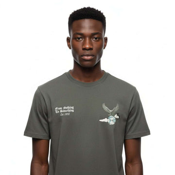 Grey Mens Tshirt Mid Nawao.com