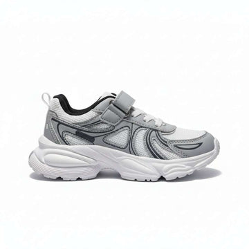 Grey Overlayed Trainer White Nawao.com