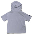 Grey Oversize Hooded Batman T Shirt Nawao.com
