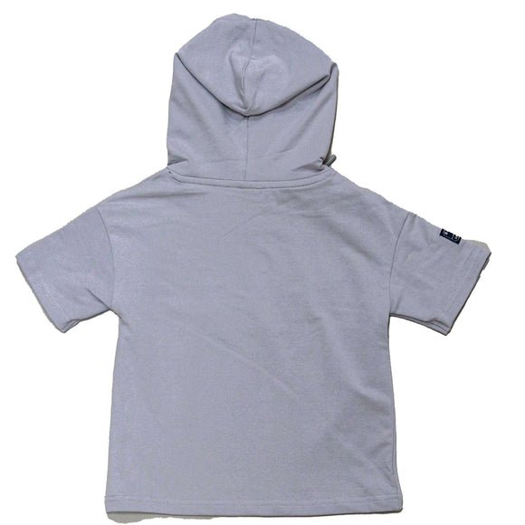 Grey Oversize Hooded Batman T Shirt Nawao.com