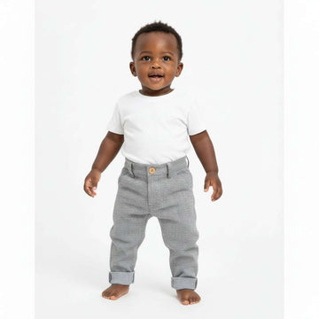 Grey Oxfotrd Trousers Mid Grey Nawao.com