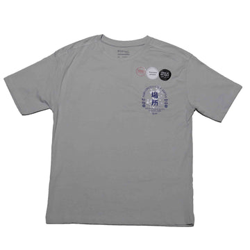 Grey Print Oversize Tshirt Nawao.com