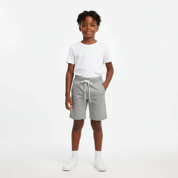 Grey Pullon Shorts Mid Grey Nawao.com