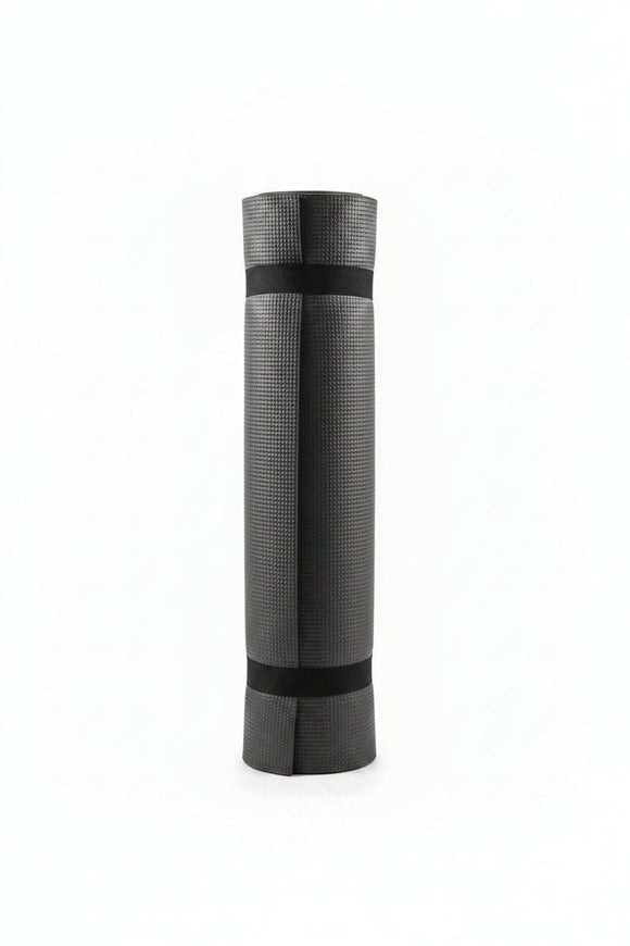 Grey Pvc Yoga Mat With Strap Nawao.com