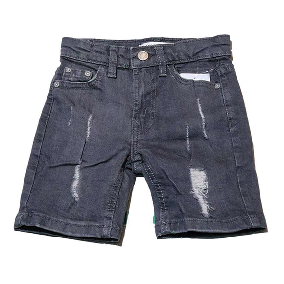 Grey Rip Repair Shorts Nawao.com
