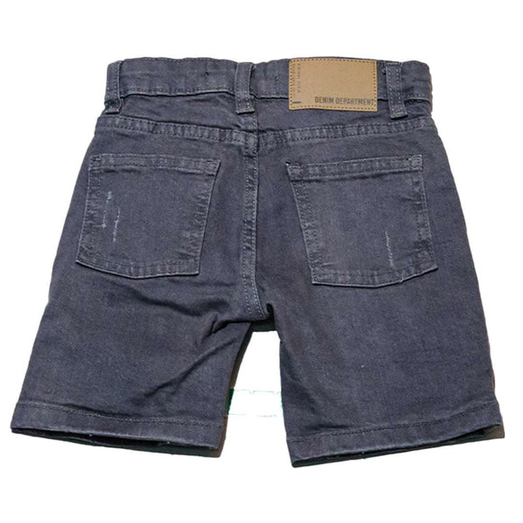 Grey Rip Repair Shorts Nawao.com
