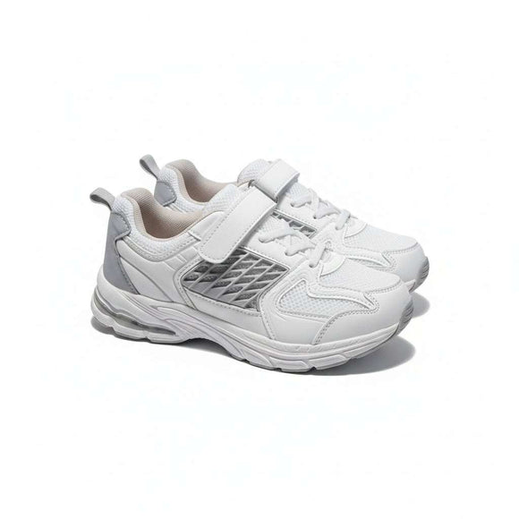 Grey Rubber Overlay Trainer Mid Grey Nawao.com