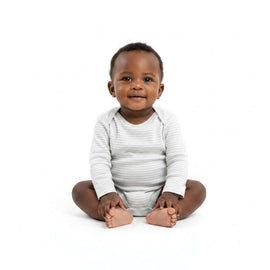 Grey Safari Aop   Stripe Pack Of 2 Bodysuit Mid Grey Nawao.com