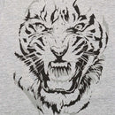 Grey Short Sleeve Graphic Tshirt Nawao.com