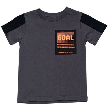 Grey Short Sleeve T Shirt With Pocket Mid Grey Nawao.com