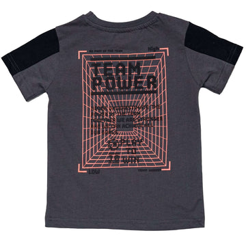 Grey Short Sleeve T Shirt With Pocket Mid Grey Nawao.com