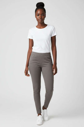 Grey Skinny  Knit Jegging Nawao.com
