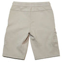 Grey Slant Cargo Pocket Pullon Shorts Nawao.com
