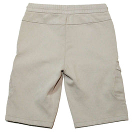 Grey Slant Cargo Pocket Pullon Shorts Nawao.com