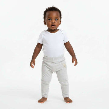 Grey Solid Leggings Pale Nawao.com