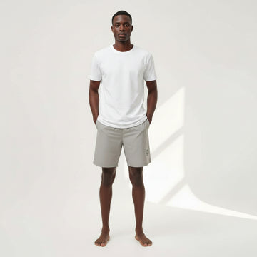 Grey Solid Shorts Nawao.com